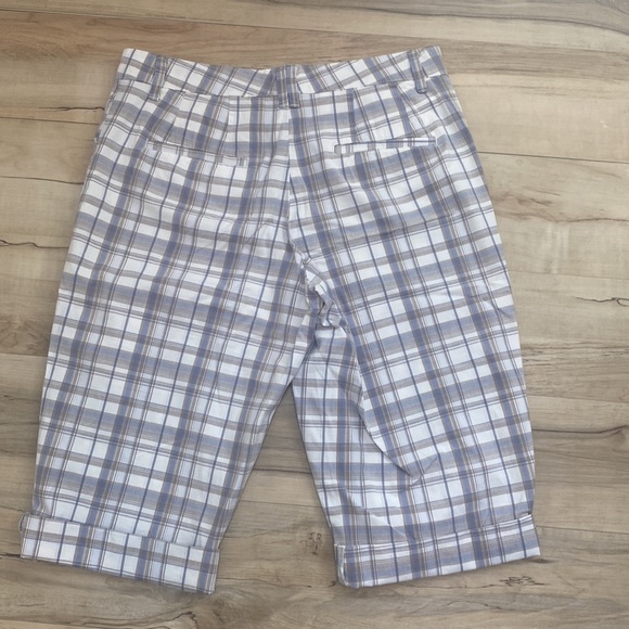 Lee Womens Size 12 Plaid Capri Pants - Picture 5 of 7